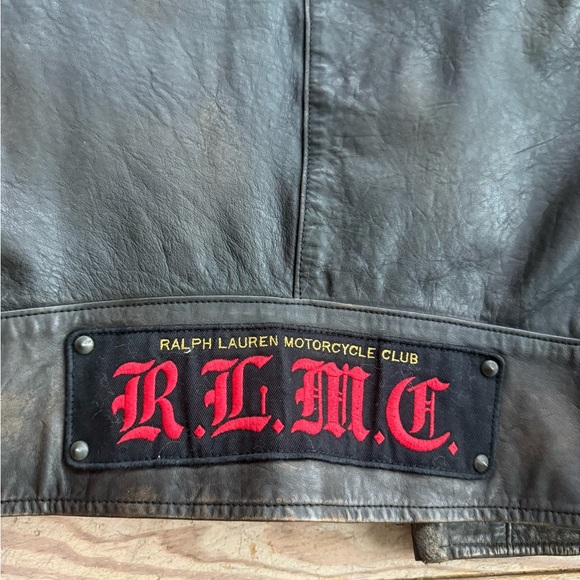 Ralph Lauren leather jacket size m - Picture 8 of 9